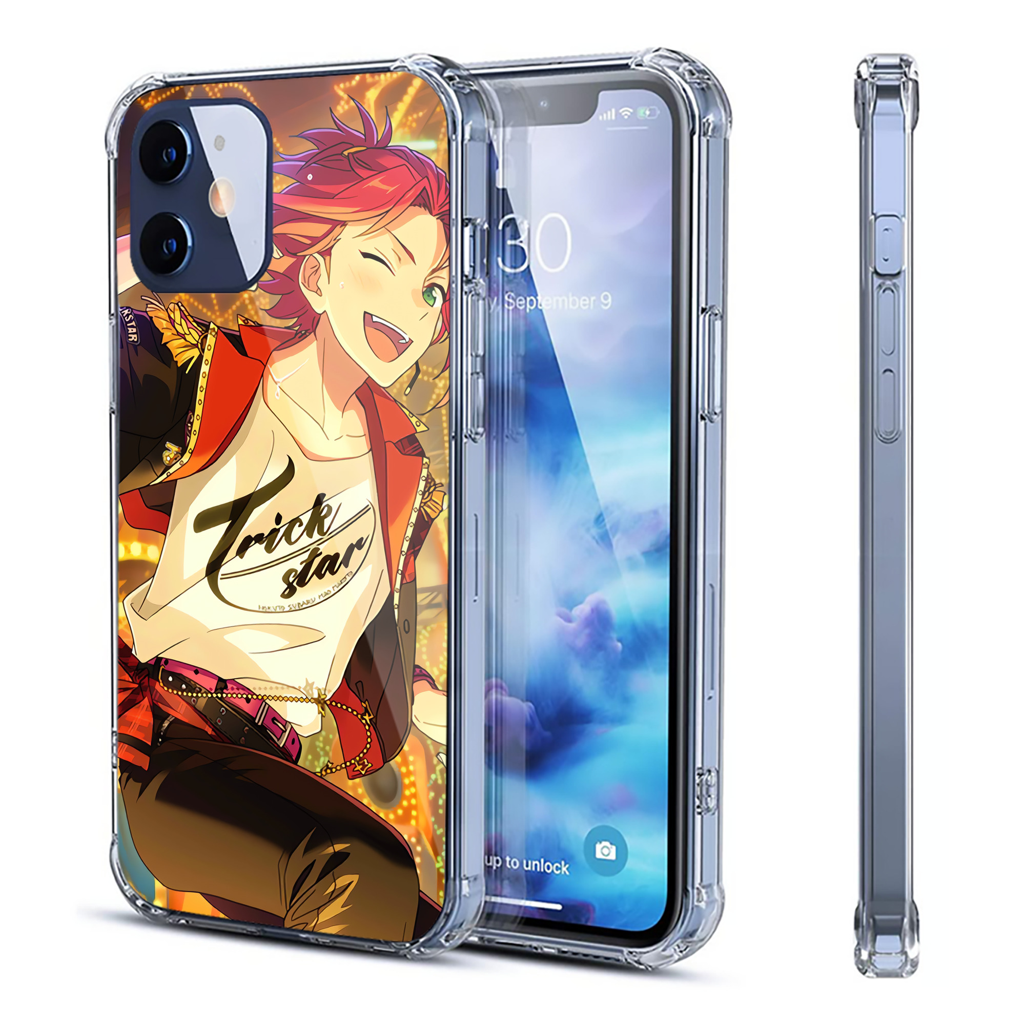 （画像用） あんさんぶるスターズ! Ensemble Stars 【iPhone 12シリーズ対応】透明スマホケース（クリアソフトケース）